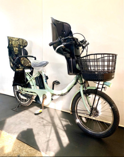 関東全域送料無料 保証付き 電動自転車 ブリヂストン ビッケ 20インチ 12.8ah 3人乗り デジタル