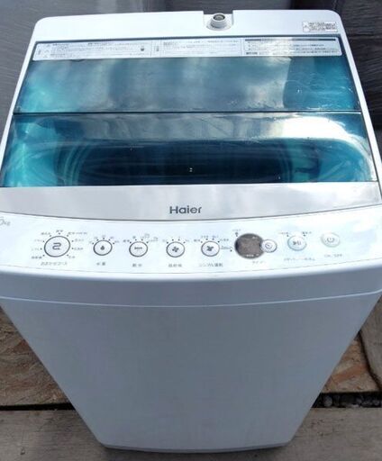 [013] Haier/ハイアール 2019年製 全自動電気洗濯機【JW-C60A】6.0kg ホワイト