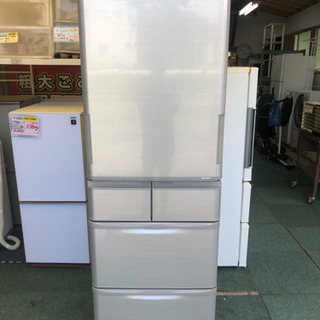 【リサイクルサービス八光　田上店　安心の3か月保証　配達設置ok】シャープ SHARP SJ-W412E-S [プラズマクラスター冷蔵庫 （412L・どっちもドア） 5ドア シルバー系] リサイクルサービス八光 田上店 安心の3か月保証 配達設置ok】シャープ