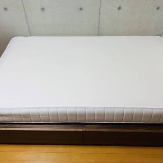 美品 無印良品 セミダブルベッド 収納ベッド 増量タイプ 超高密度 