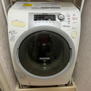 【ネット決済・配送可】東芝ドラム式洗濯乾燥機TW-G500L(W)