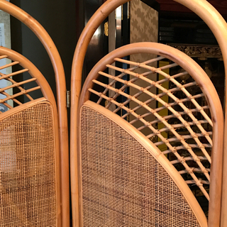 籐の椅子、テーブル、ついたて − 富山県