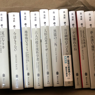 お話中【無料】森博嗣の小説　12冊