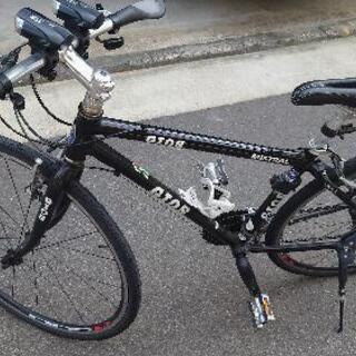 美野島 GIOS クロスバイク カスタムパーツ込み 自転車 - クロスバイク