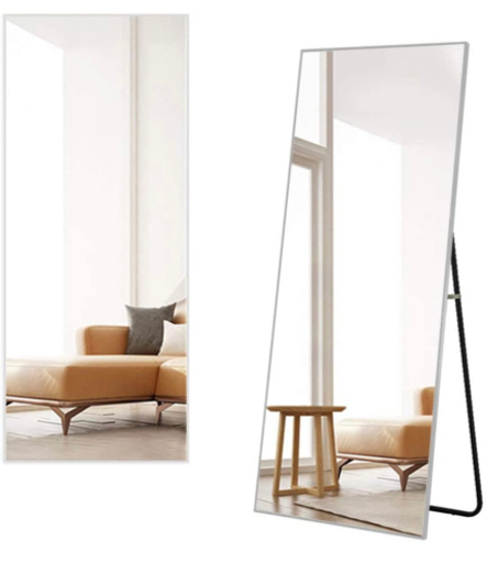 ミルオ君の鏡工房 全身鏡 スタンドミラー 姿見鏡 全身ミラー 壁掛け鏡 おしゃれ 飛散防止 160 50cm シルバー たっきー 金町の家具の中古あげます 譲ります ジモティーで不用品の処分