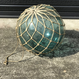 ガラス浮き球　直径約30cm 中古品