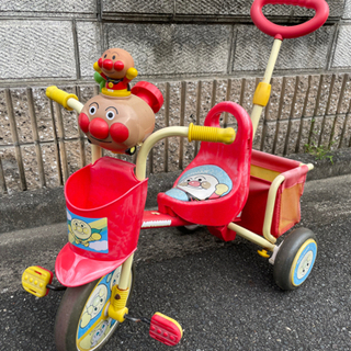 ☆お取引先決定☆アンパンマン 三輪車 中古 子供 乗り物 おもちゃ 