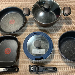 【ネット決済】IH用調理器具　フライパン、鍋、ヒーター等　ティファール