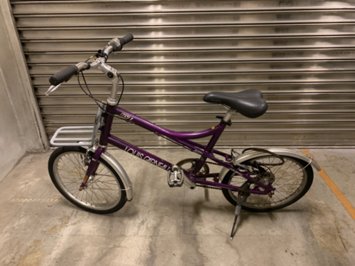 【中古】自転車　ルイガノ  ミニベロ　20インチ　パープル