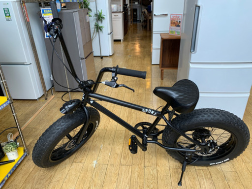 ⭐️2021年購入⭐️BRONX 20インチ ファットバイク カスタム マットブラック ブロンクス 極美品 定価約6万円