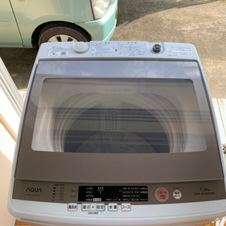 【ネット決済】洗濯機　AQUA 2017年製　値下げしました