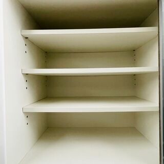 人気のホワイト！！ 松田家具 2面レンジボード 定価￥140,800 スチームオーブン ソフトクローザー