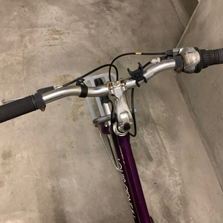 【中古】自転車　ルイガノ  ミニベロ　20インチ　パープル