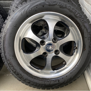 軽自動車 エンケイVRX 155/65R14 スタッドレス＆アルミセット ブリジストン