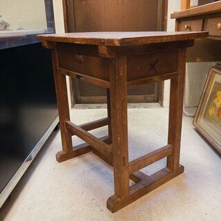 木製 勉強机　アンティーク 古家具　昭和レトロ 木製 勉強机 アンティーク 古家具 昭和レトロ