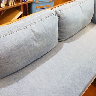 【中古品】unico/ウニコ　”SWELLA”　ソファダイニング3点セット