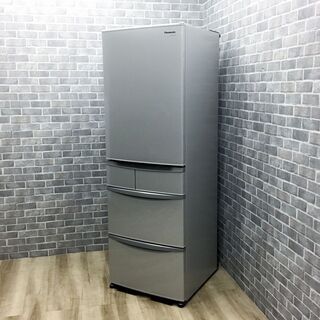 ハッピー西葛西店】冷蔵庫 5ドア 426L 右開き クリアグレー 
