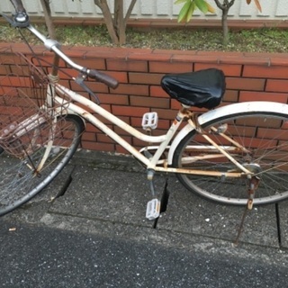 (chariyoshy 出品)27インチ自転車　ホワイト