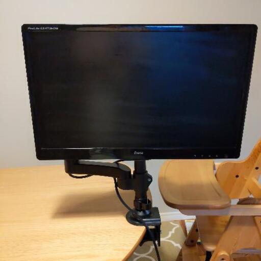 iiyama モニター　23.6型+アーム
