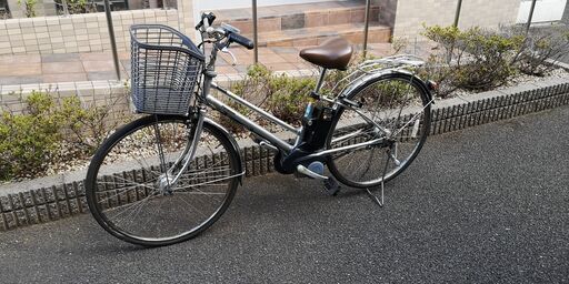Panasonic 電動アシスト自転車　最大級容量20アンペア　27インチ　 ティモ　EX（プラズマシルバー/内装5段変速） BE-ELET753S【2017年モデル】