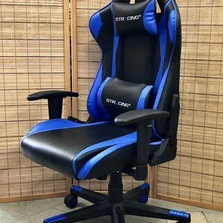 GTR RACING ゲーミングチェア　青&黒 GTR RACING ゲーミングチェア青&黒