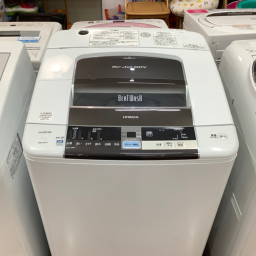 HITACHI 日立　簡易乾燥機能付洗濯機　BW-10TV 10kg 2014年製