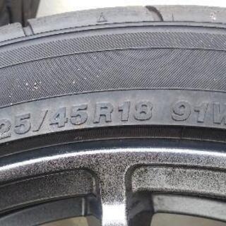 225/45R18 ハイグリップタイヤ ADVANネオバ ホイールセット