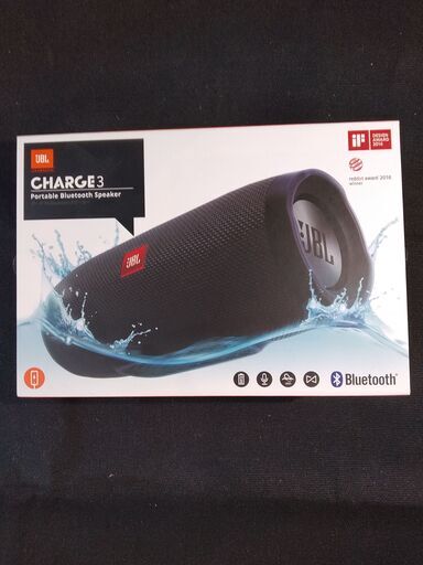 JBL Charge 3  (ブラック) 未使用 (っ•́｡•́)♪♬