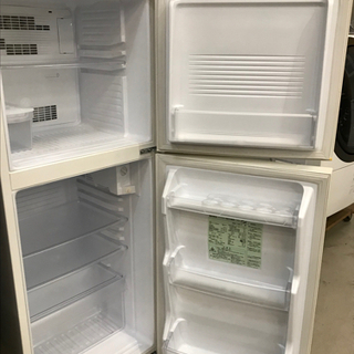 MUJI 無印良品 ノンフロン２ドア冷凍冷蔵庫 AMJ-14D-3 140L（冷凍44L/冷蔵96L） 2019年製 アクア AQUA - 家電
