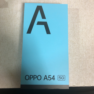 【ネット決済・配送可】OPPO オッポ A54 5G シルバーブ...