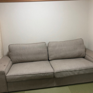 【ネット決済】商談中　IKEA ソファー　190センチ　2人掛け...