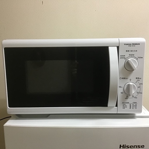 ユアサプライムス　電子レンジ　2019年製