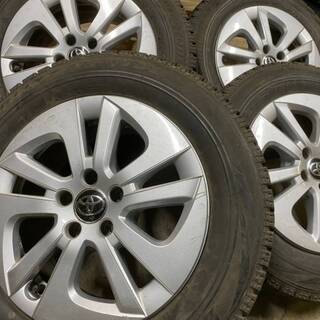 タイヤ販売☆スタッドレスアルミセット☆50プリウス純正アルミ！BRIDGESTONE VRX 195/65R15 溝多スタッドレス☆4本セット☆格安☆組み換え可能☆