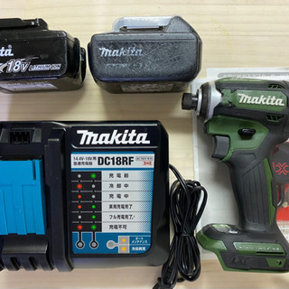 中古 マキタ　TD171DXAG 18V インパクトドライバ　フルセット