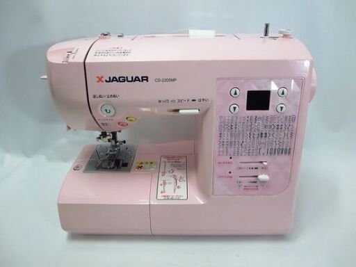 美品☆ミシン X JAGUAR ジャガー CD-2205MP ピンク