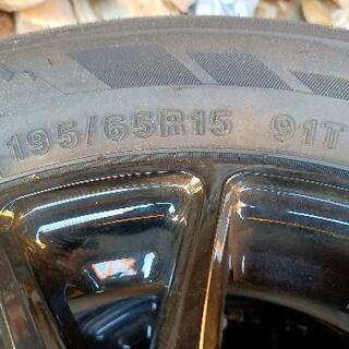 スタッドレスタイヤ&ホイールセット　バリ山