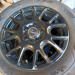 スタッドレスタイヤ&ホイールセット　バリ山