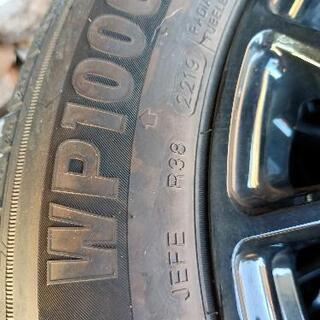 スタッドレスタイヤ&ホイールセット　バリ山