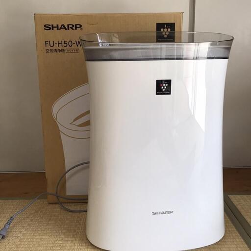 【10/11まで】空気清浄機　SHARP FU-H50-W 2019年製 高濃度プラズマクラスター