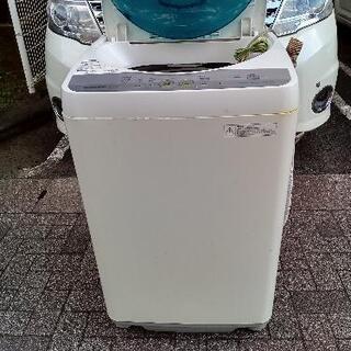 シャープ全自動洗濯機ES-FG45K-A 