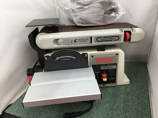 リョービ　BDS-1010　ベルトディスクサンダ　中古品