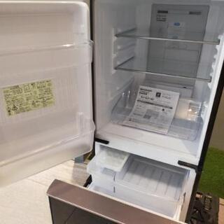 ■取引決定済■SHARP プラズマクラスター搭載 ガラスドア冷蔵庫 SJ-GD14D-B「つけかえどっちもドア」