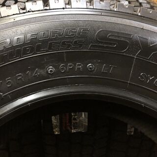 新品 YOKOHAMA PROFORCE STUDLESS SY01V 175R14 6PR LT 14インチ スタッドレス 4本 バネット等 即決有　(TD605)クレジットカード QRコード決済可能