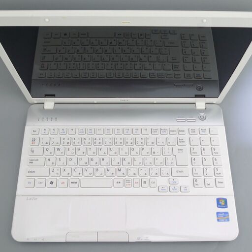 即使用可能 ホワイト ノートパソコン 中古良品 15.6型ワイド NEC PC-LS350ES1JW Core i3 4GB 750GB DVDマルチ 無線 Windows10 Office
