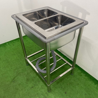 未使用保管品　業務用　ステンレス　１槽シンク　２槽シンク　店舗　飲食店　W650ｘＤ５１０ｘＨ８００ｍｍ