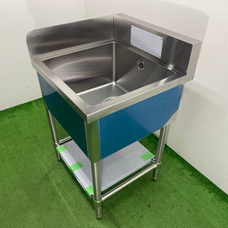 未使用保管品　タニコー/Ｔａｎｉｃｏ　業務用　ステンレス　１槽シンク流し台　店舗　飲食店　Ｗ６００ｘＤ６００ｘＨ８００ｍｍ