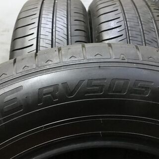 DUNLOP ENASAVE RV505 215/65R16 16インチ 夏タイヤ 4本 2019年製 バリ溝 エクストレイル ジープレネゲード等　(MTD142) クレジットカード QRコード決済可能
