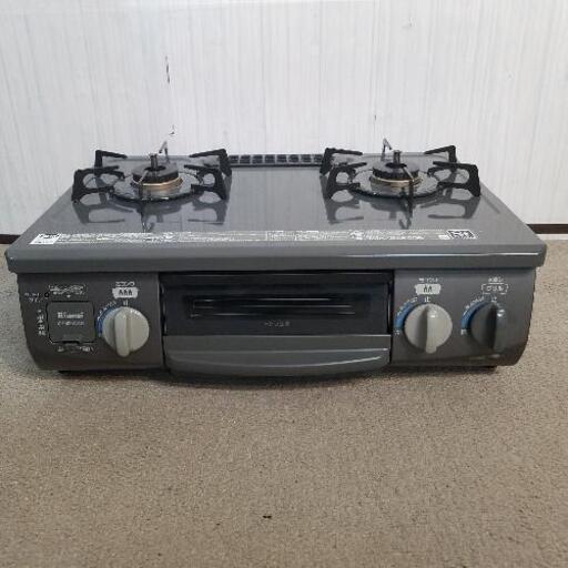 値下げしました❗【極上品】Rinnai リンナイ ガスコンロ 都市ガス グレー KGM33NDGL