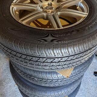 225/65r/17 ホイル付き4本 溝かなり残ってます