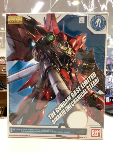 BANDAI バンダイ　MG 1/100 ガンダムベース限定 シナンジュ［メカニカルクリア］